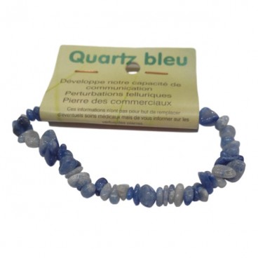 quartz bleu bracelet baroque