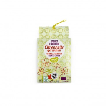 Sachet d'été parfumé Citronnelle Géranium