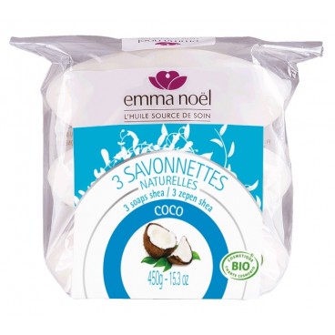 Savonnette de toilette végétale coco 100g