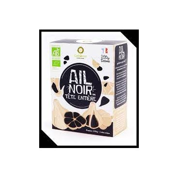 Ail noir 2 têtes entières environ 120g