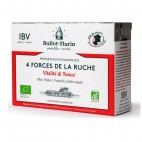 Préparation dynamisée bio 4 Forces de la Ruche 10 ampoules de 10 ml