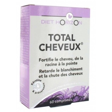 Total cheveux - 60 comprimés