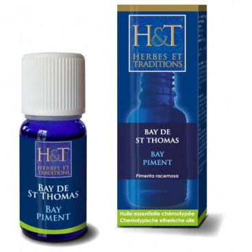 Huile essentielle de bay de st thomas 10ml Huile essentielle de bay de st thomas 10ml