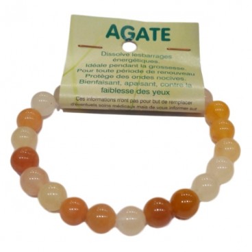 agate bracelet moyennes boules