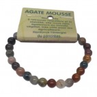 agate mousse bracelet petites boules