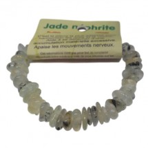 jade néphrite grand bracelet baroque