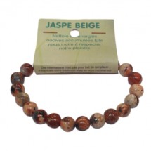 jaspe beige bracelet moyennes boules