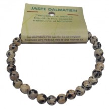 jaspe dalmatien bracelet petites boules