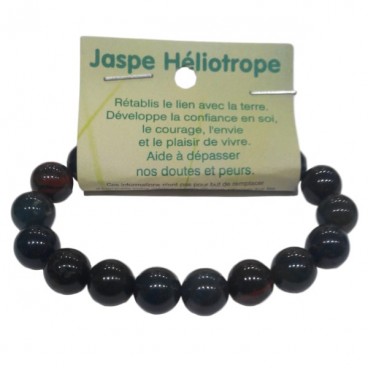 jaspe héliotrope bracelet grandes boules jaspe héliotrope bracelet grandes boules